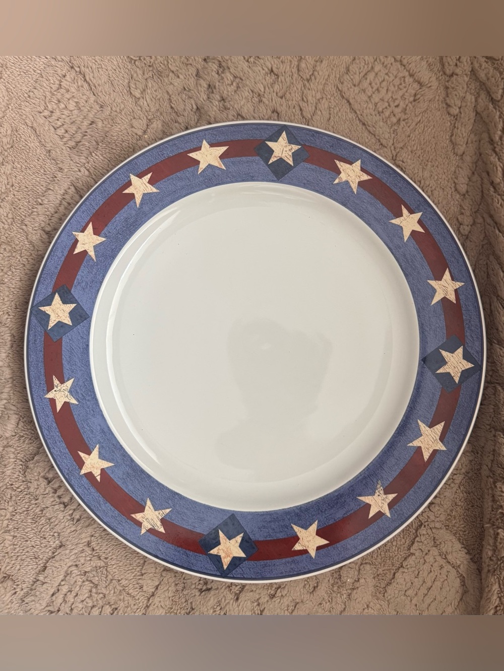 Warren Kimble “Spirit of the Flag” platter plate